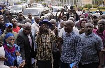 Raila Odinga támogatói körében 2022. augusztus 16-án