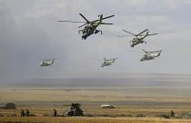 Архивное фото российских военных учений.