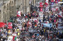 Crowds mingle on Edinburgh's Royal Mile during the 2016 Edinburgh Fringe Festival