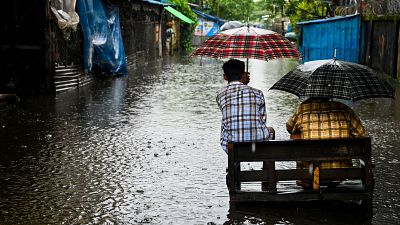 Наводнение в окрестностях бывшей столицы Мьянмы Янгона, 17 августа 2022 года.