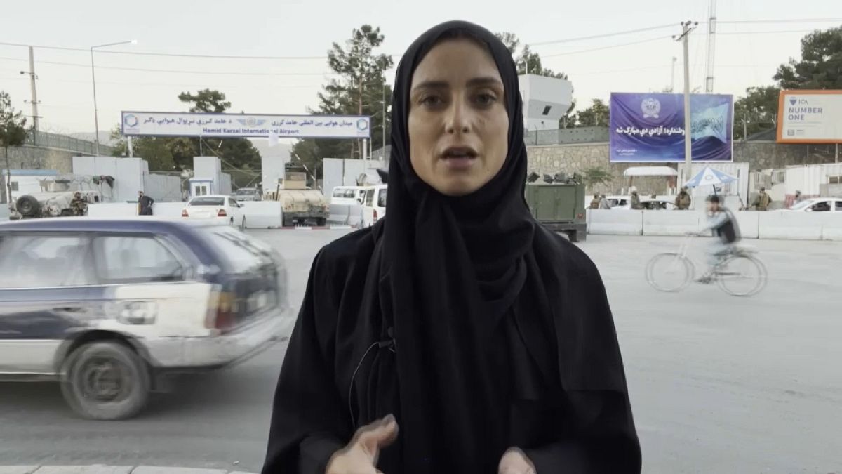 Anelise Borges reporting for Euronews from Kabul