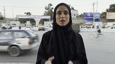 Anelise Borges reporting for Euronews from Kabul