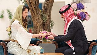 خطوبة الأمير حسين (28 عاما) من الآنسة رجوة خالد بن مساعد آل سيف (28 عاما) في السعودية، 17-8-2022