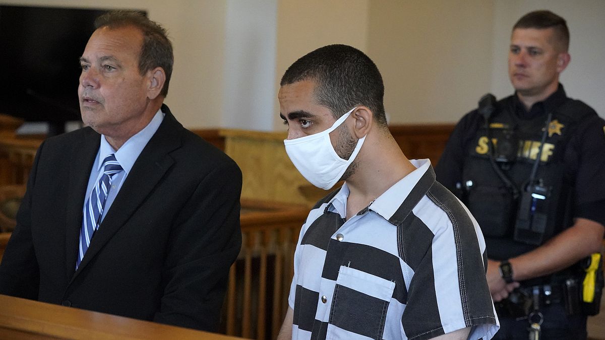 هادي مطر (24 عاماً) خلال مثوله أمام محكمة في الولايات المتحدة 
