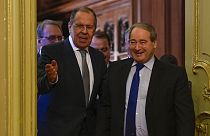 Lavrov ve Mekdad, 21 Şubat 2022'de Moskova'da buluştu