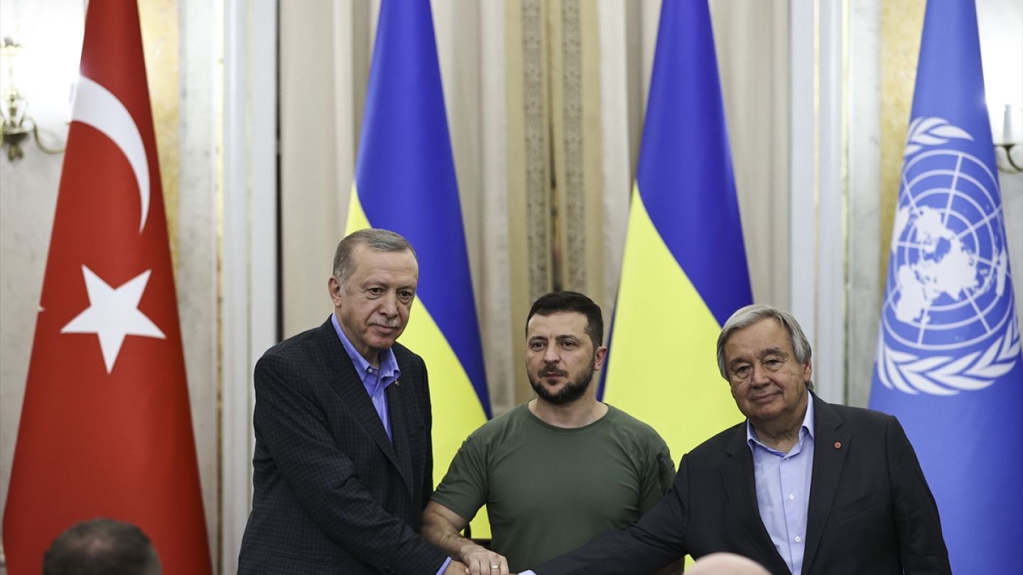 Ukrayna'da üçlü zirve: Erdoğan'dan 'Yeni bir Çernobil yaşamak istemiyoruz'  açıklaması | Euronews