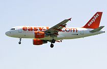 Un avion d'EasyJet en phase d'atterrissage à Milan, Italie, le 9 septembre 2021