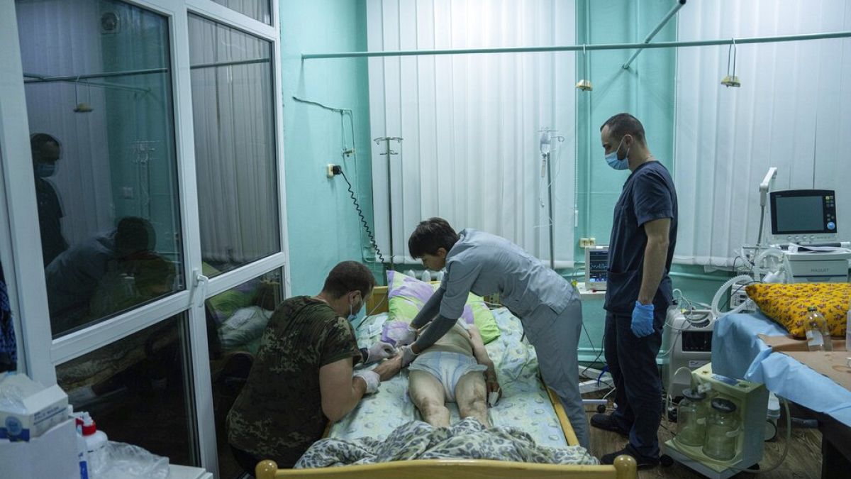 Betegápolás egy ukrajnai kórházban