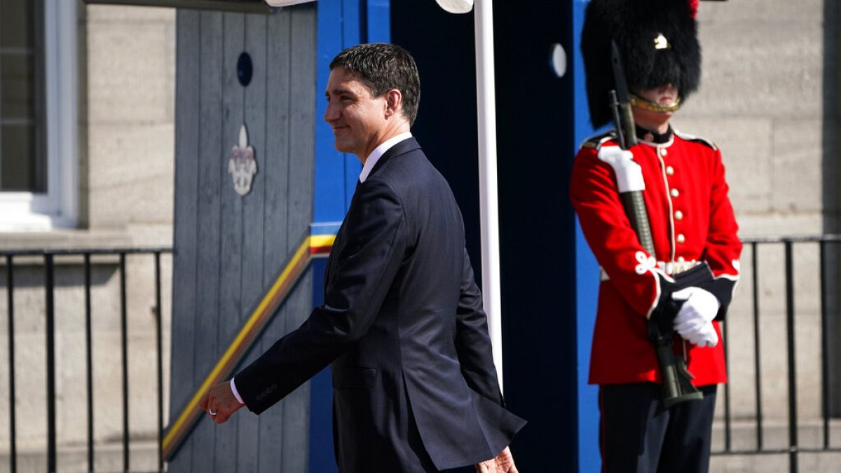 Justin Trudeau, primer ministro de Canadá, antes de nominar a Michelle O'Bonsawin 