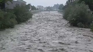 Inundaciones causadas por las lluvias torrenciales en Austria