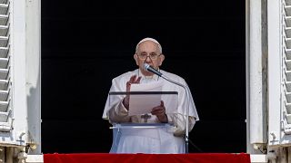 El Papa Francisco pronunciando el discurso en el que hace referencia a las detenciones de clérigos en Nicaragua