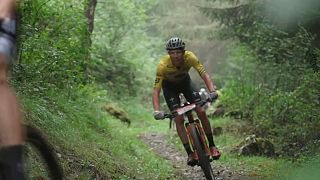 Ausdauer und Geschick sind gefragt beim Mountainbike-Rennen über die Alpen