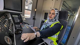 Cairo metro employs Egypt's first women train drivers