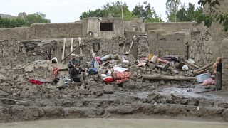الفيضانات الغزيرة في منطقة خوشي بإقليم لوغار جنوب كابول، أفغانستان الأحد 21/08/2022