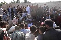 Beerdigung der Opfer in Al-Bab in Syrien