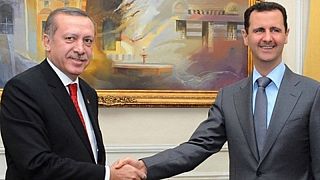 Cumhurbaşkanı Recep Tayyip Erdoğan ve Suriye Devlet Başkanı Beşar Esad
