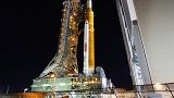La fusée, intitulée SLS pour Space Lauch System, mesure 98 mètres de haut et devrait devenir la fusée la plus puissante du monde.
