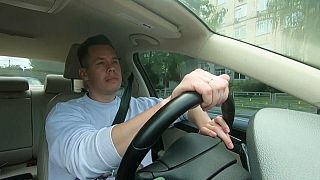 Denys Zhupnyk était présentateur pour la télévision et la radio en Ukraine et est aujourd'hui chauffeur pour la compagnie Uber à Kyiv.
