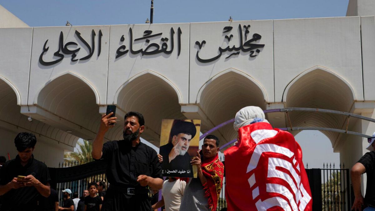 تظاهرات طرفداران مقتدی صدر در عراق