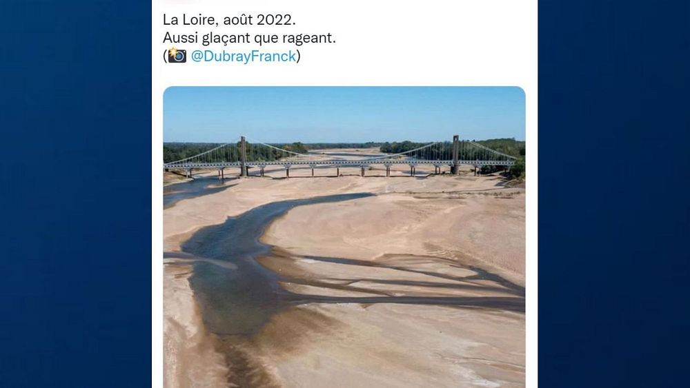 This viral photo of the dry Loire riverbed is missing some context