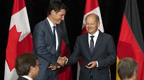 Kanada Başbakanı Justin Trudeau ile Almanya Başbakanı Olaf Scholz yeni hidrojen anlaşmasına imza attı