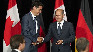 Kanada Başbakanı Justin Trudeau ile Almanya Başbakanı Olaf Scholz yeni hidrojen anlaşmasına imza attı