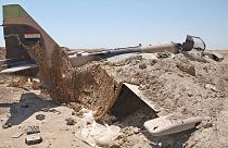 جنگنده‌های نیروی هوایی عراق که زیر زمین دفن شده بودند