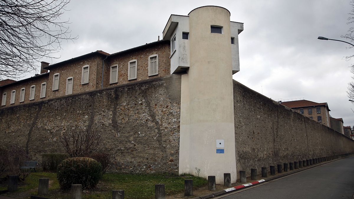 The events took place in the grounds of Fresnes prison in Val-de-Marne, south of Paris.