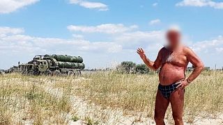 گردشگر روس محل استقرار یک ماشین نظامی را لو داد
