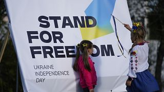 Diáspora ucraniana celebra dia Nacional da Bandeira