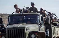 Az etióp kormány katonái 2021 májusában
