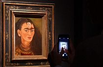 Frida Kahlo "Diego és én" című alkotása.