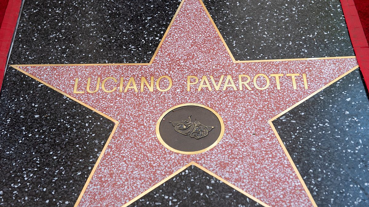 Luciano Pavarotti sur le Walk of Fame