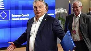Vikto Orbán en una cumbre europea.