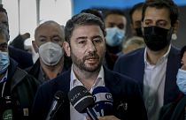 Nikosz Androulakisz, a görög ellenzéki szocialista Pasok párt vezetője, akit szintén megfigyeltek