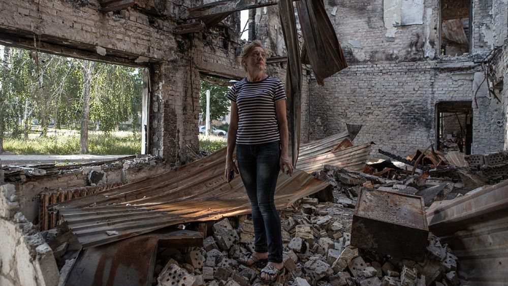 Ukrainian who lost everything in war vows a return to her ruined home