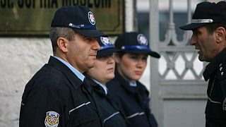 صورة أرشيفية لضباط من الشرطة التركية وسط مدينة اسطنبول.