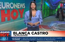 Blanca Castro presenta este viernes Euronews Hoy.