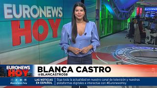 Blanca Castro presenta este viernes Euronews Hoy.