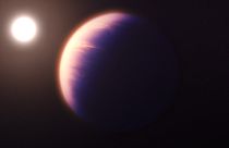 Artist's impression of the exoplanet WASP-39