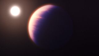 Artist's impression of the exoplanet WASP-39