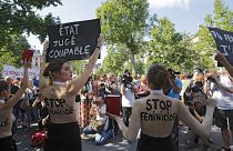 تظاهرات علیه زن‌کشی در فرانسه