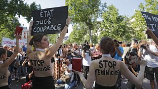 تظاهرات علیه زن‌کشی در فرانسه