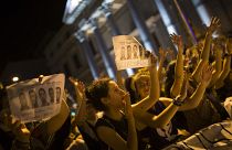 Акция с требованием наказания за групповое изнасилование, Мадрид, 26 апреля 2018