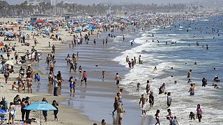 ABD'nin Kaliforniya eyaletindeki Santa Monica plajı