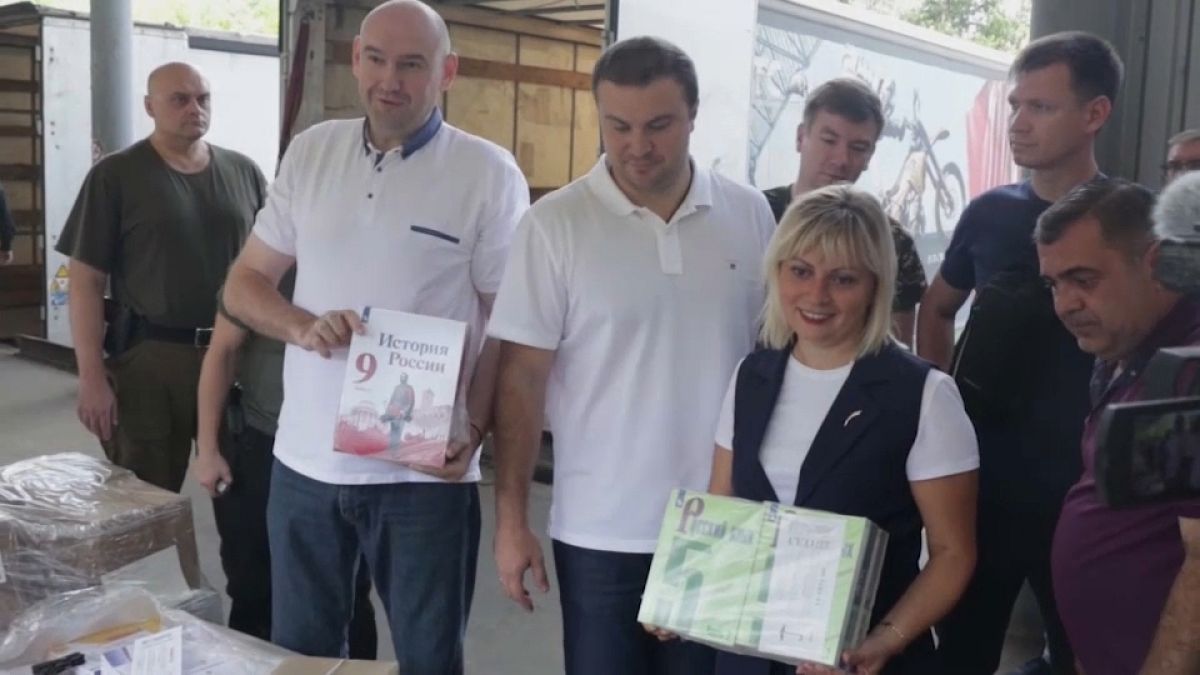 New Russian schoolbooks arrive in occupied territories