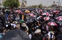 اعتصام خارج البرلمان العراقي