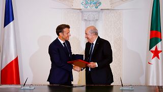 France and Algeria sign joint declaration