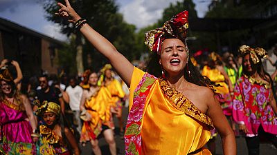 Στιγμιότυπο χαράς από το φετινό καρναβάλι του Νότινγκ Χιλ