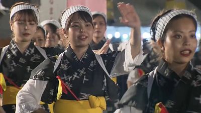 Le festival Eisa, dans l'archipel d'Okinawa au Japon.